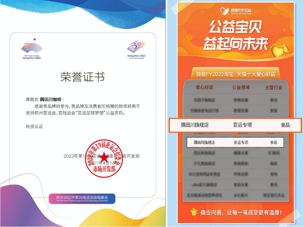 为咖农子弟圆梦 隅田川咖啡携手杭州亚FB体育 FB体育平台运会推出全新公益咖啡(图5)