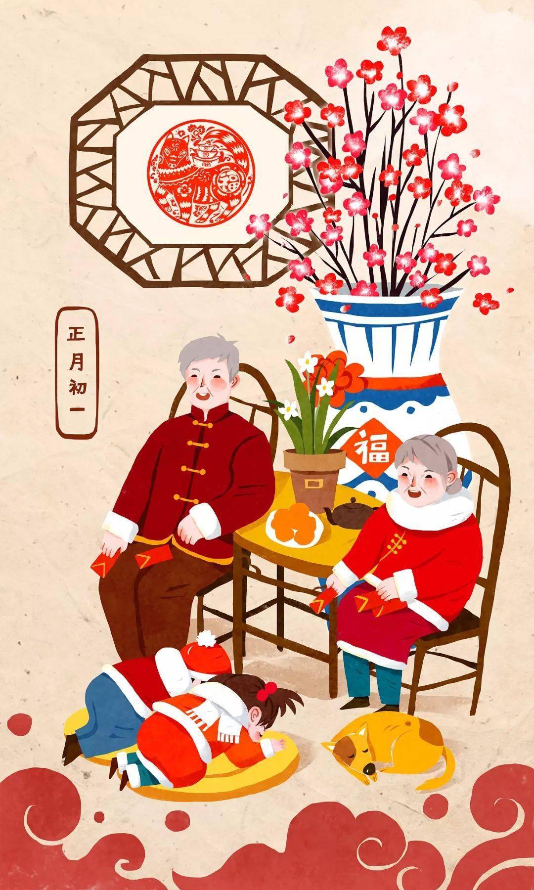 春节民俗丨正月初一拜FB体育 FB体育平台大年(图5)